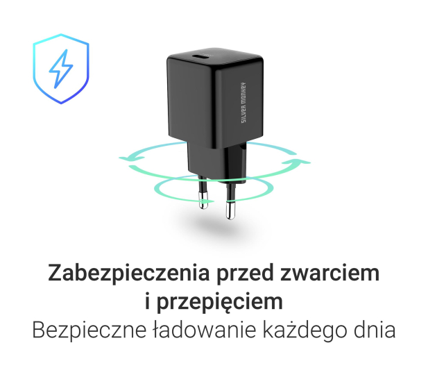 Silver Monkey Ładowarka GaN Core Uno 30W Czarna - 1417243 - zdjęcie 5
